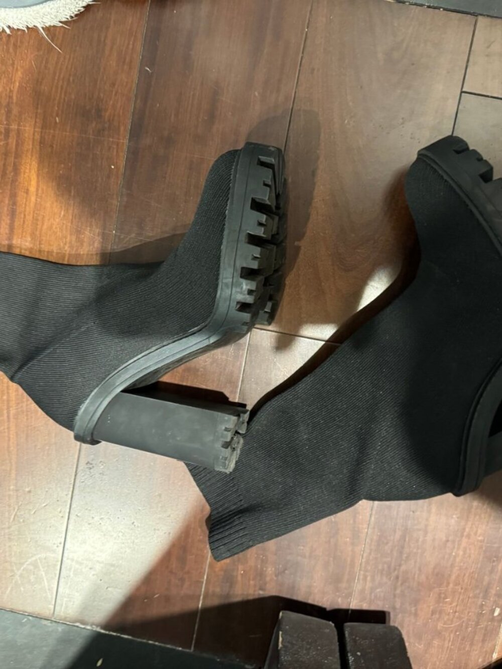Zara sock booties